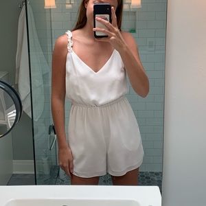 Aritzia white romper!